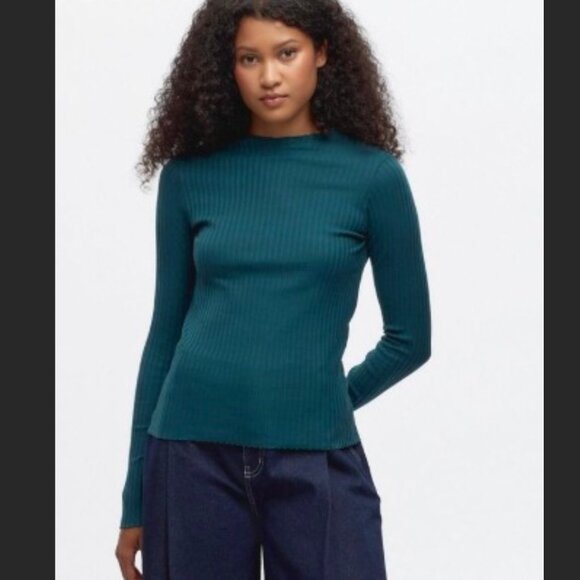 Kotn Nile Rib Top Blouse - Cotton - Size Small - Picture 1 of 3